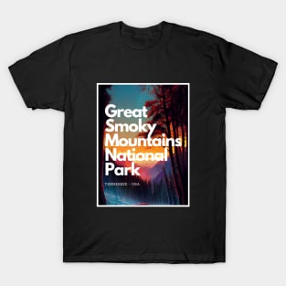 Great Smoky Mountains hike - Tennessee USA T-Shirt